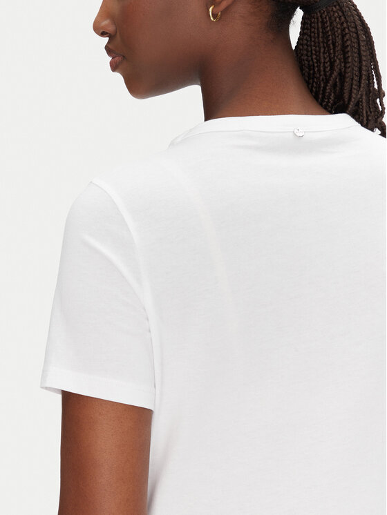 BOSS BOSS T-krekls C_Elogo_21 50540260 Balts Slim Fit