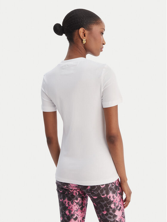 Versace Jeans Couture Versace Jeans Couture T-Shirt 80HAHT02 CJ03T Λευκό Slim Fit