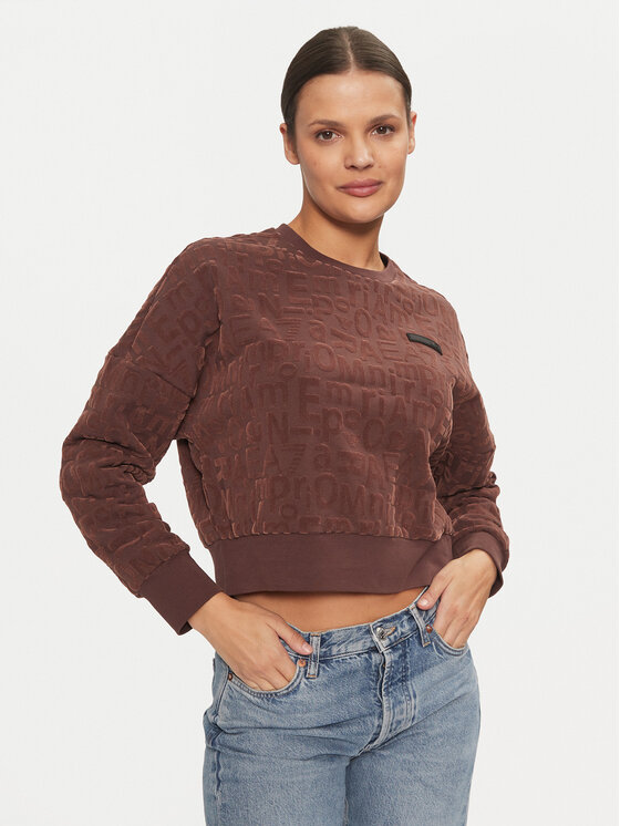 EA7 Emporio Armani EA7 Emporio Armani Bluză 7W000002 AF10195 UA006 Maro Relaxed Fit