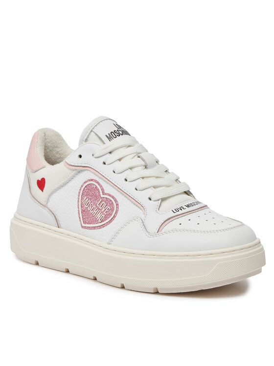 LOVE MOSCHINO LOVE MOSCHINO Sneakersy JA15204G1IJC110C Bílá
