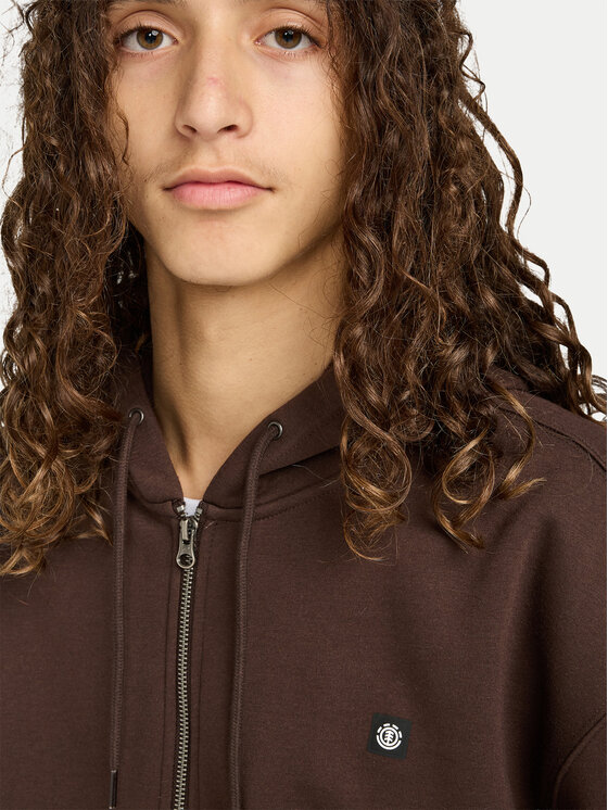 Element Element Bluză Icon Rain ELYFT00204 Maro Relaxed Fit