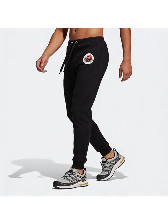 Geographical Norway Geographical Norway Spodnie dresowe SU1204H/GN/Black Czarny Regular Fit