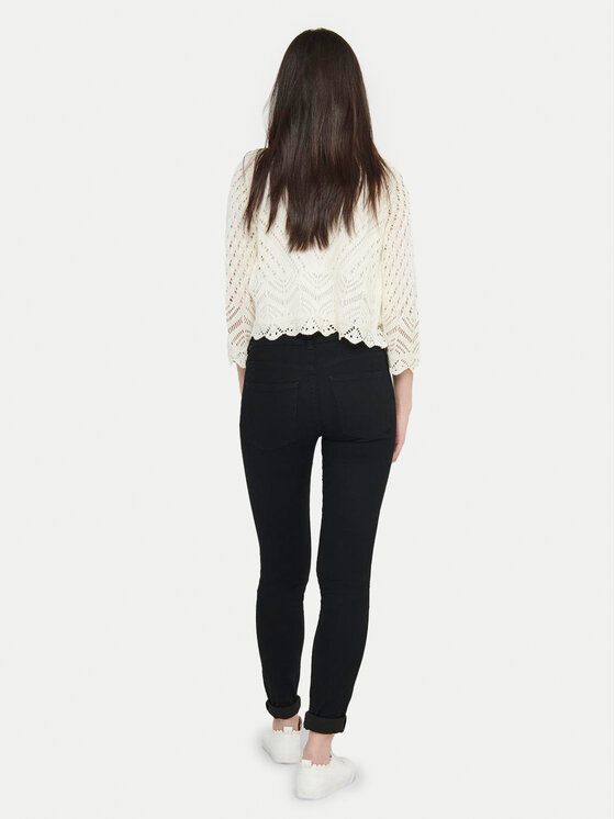 JDY JDY Pletena jopica Sun 15184486 Écru Regular Fit