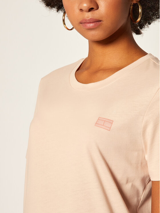 Tommy Hilfiger Tommy Hilfiger T-Shirt Cindy WW0WW28337 Pomarańczowy Regular Fit