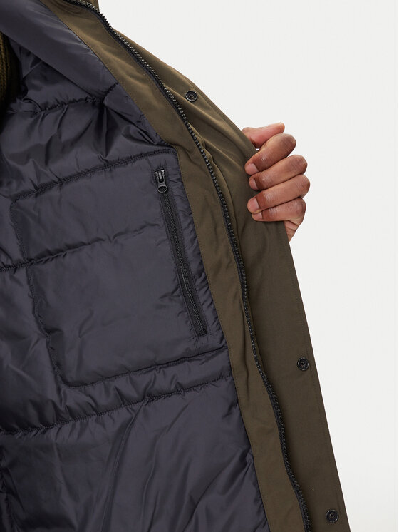 Jack Wolfskin Jack Wolfskin Parka Canyon Shield A65119 Zelena Regular Fit