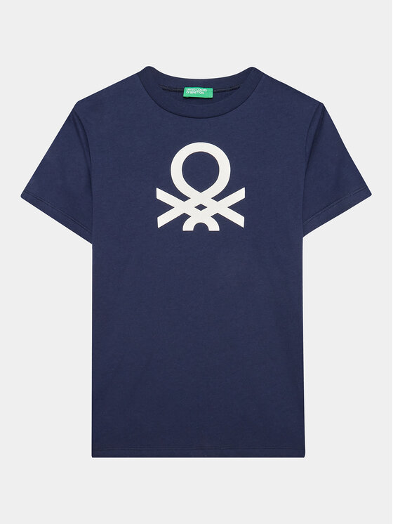 United Colors Of Benetton United Colors Of Benetton T-shirt 3I1XC10BI Blu scuro Regular Fit