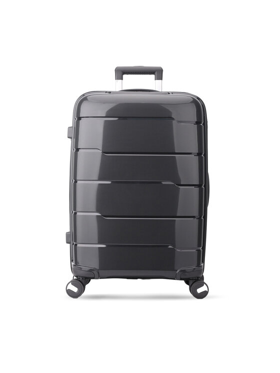 Semi Line Semi Line Μεγάλη Βαλίτσα T5908-4 Μαύρο