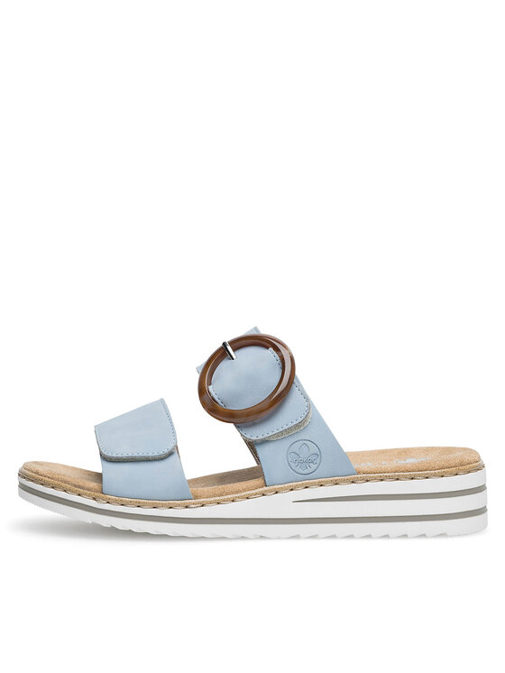 Rieker Rieker Pantoletten V0692-10 Blau