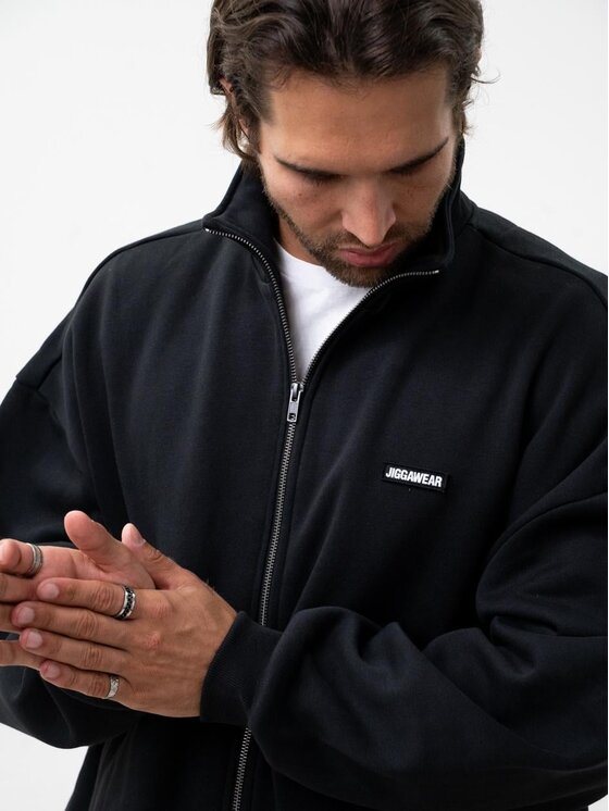 Jigga Wear Jigga Wear Bluza 132124 Czarny Oversize