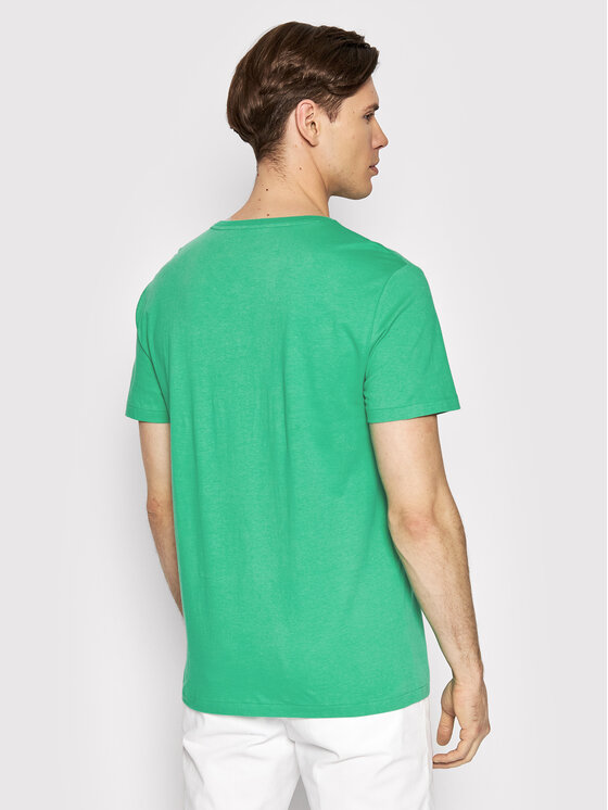 Polo Ralph Lauren T-Shirt 710671438263 Grün Custom Slim Fit | Modivo.de