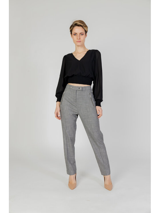 Morgan De Toi Morgan De Toi Pantaloni da donna 241-PJUNE.F Nero Cigarette Fit