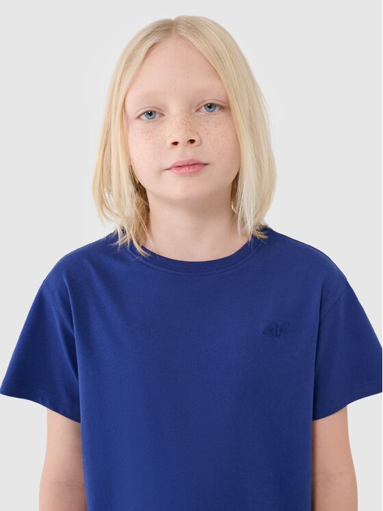 4F 4F T-shirt 4FJWSS25TTSHM2324-36S Blu Oversize