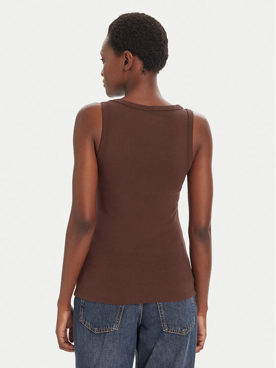 HUGO HUGO Top Datamia 50514489 Rjava Slim Fit