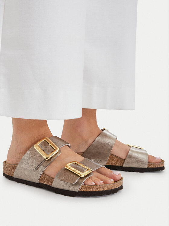 Birkenstock Şlapi Sydney Cushion Buckle 1029372 Auriu