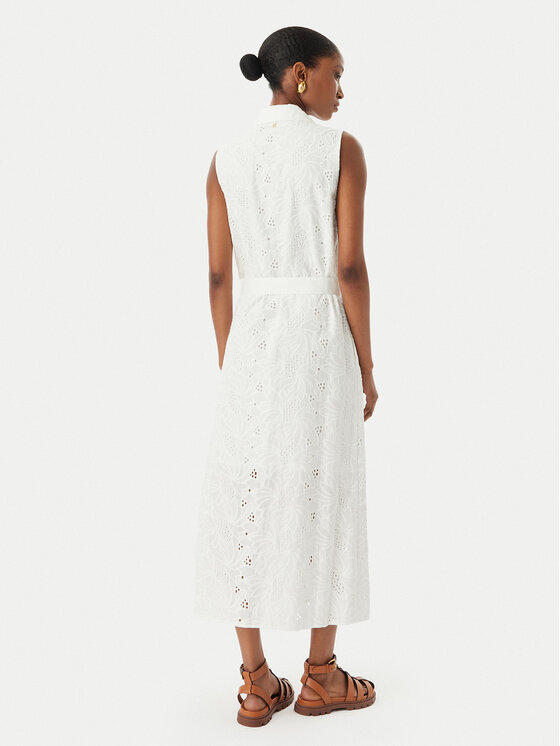 LOLA CASADEMUNT LOLA CASADEMUNT Сукня-сорочка LS2616144 Білий Regular Fit