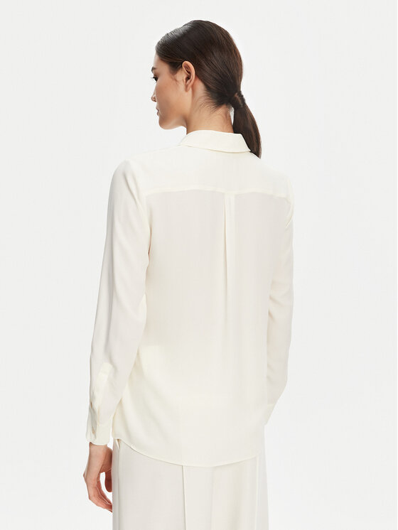 Marella Marella Πουκάμισο Calabra 2523116061 Λευκό Regular Fit
