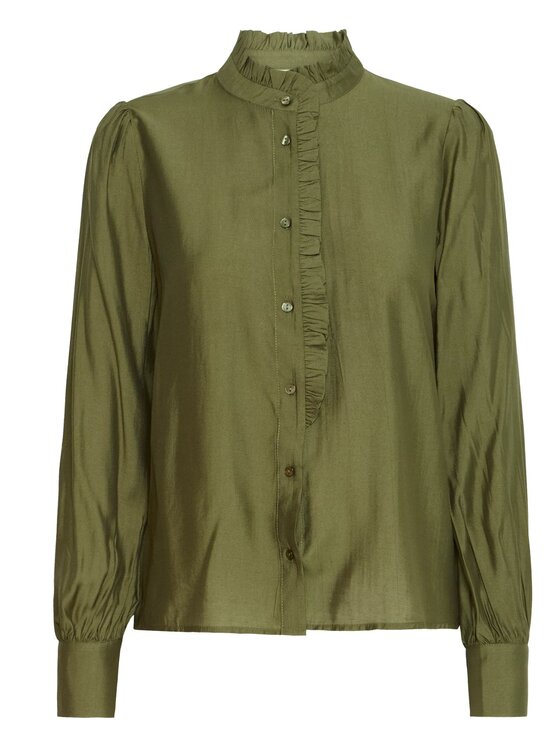ICHI ICHI Camicia Camicia ihkarlani sh Verde Regular Fit