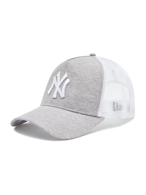 New Era Шапка с козирка Jersey Essential Trucker 12381106 Сив