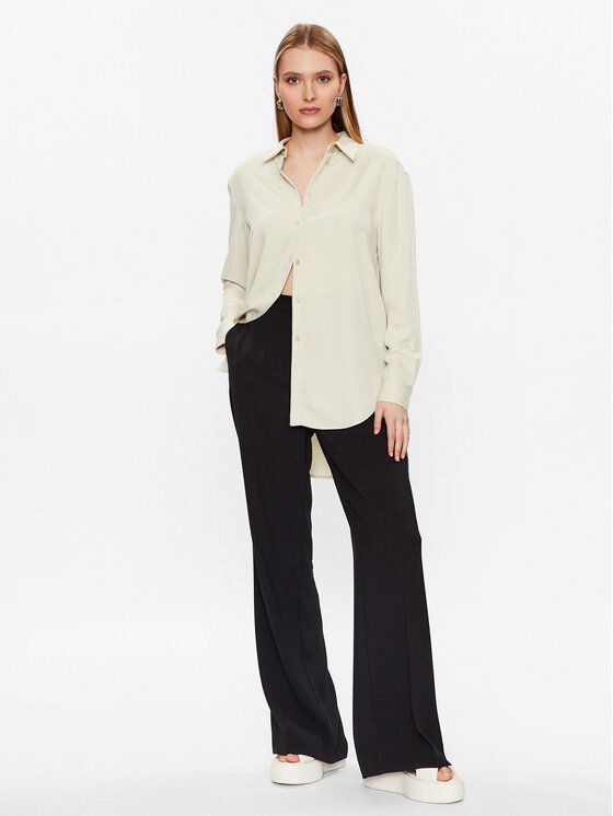 Camicia Cdc K20K203498 Verde Relaxed Fit