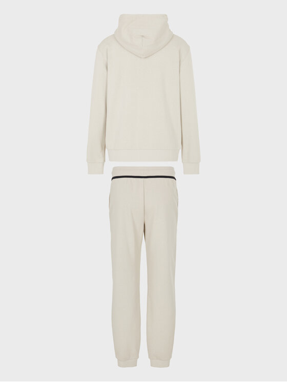 EA7 Emporio Armani EA7 Emporio Armani Trenirka 6RPV68 PJ07Z 1716 Écru Regular Fit