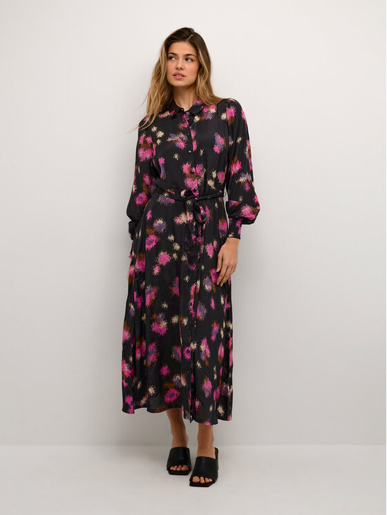 Kaffe Kaffe Сукня-сорочка Dorita 10507590 Чорний Regular Fit