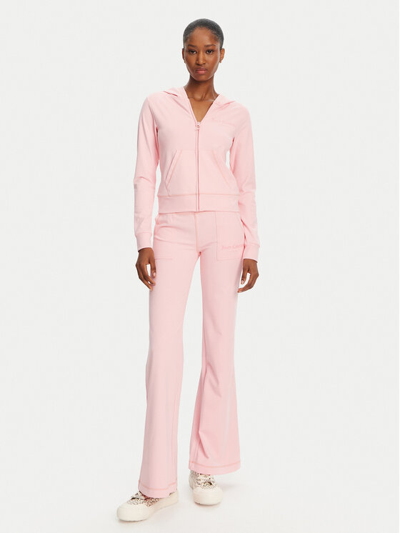 Juicy Couture Juicy Couture Spodnie dresowe Active JCSML125403 Różowy Flared Leg