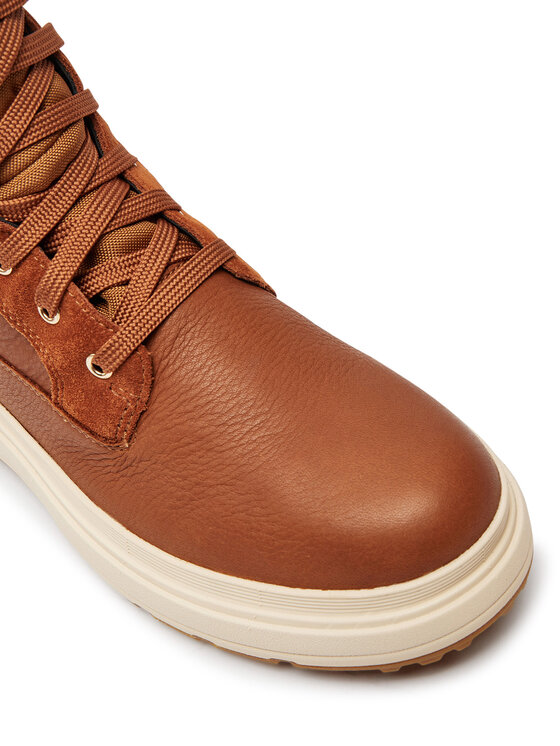 Geox Geox Schnürstiefeletten Lamidie ABX B D46XMB 0FV22 C6001 Braun
