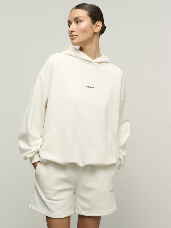 La Mania La Mania Felpa KEEP Bianco Classic Fit