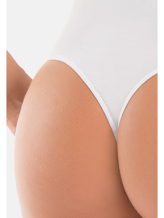 Teyli Teyli Body damskie stringi Goffy Biały