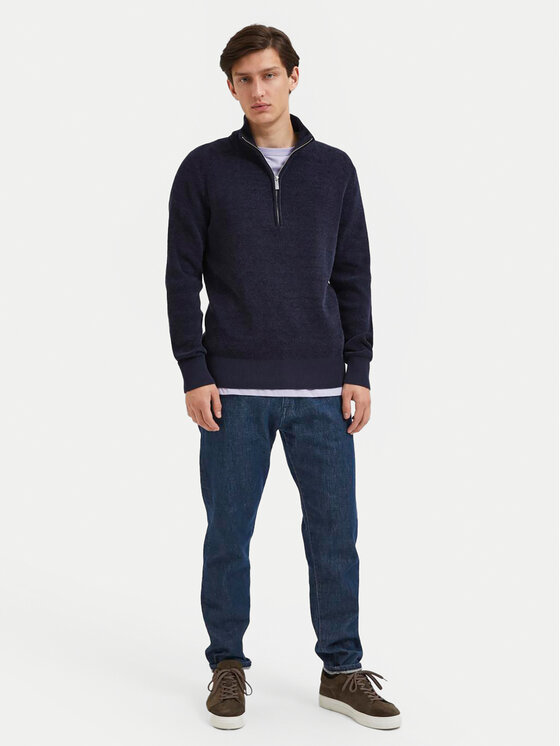 Selected Homme Selected Homme Svetr Rodney 16087985 Tmavomodrá Regular Fit
