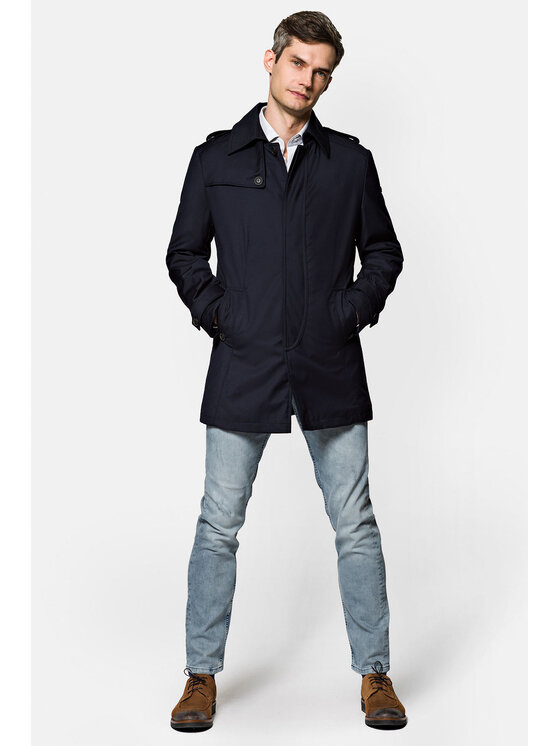 Lancerto Lancerto Trencz Molson 2 KU131222000001 Granatowy Regular Fit