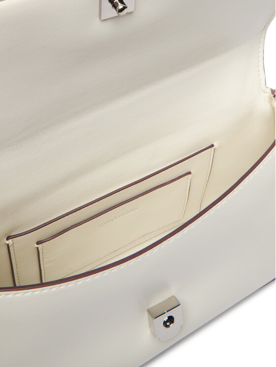 Calvin Klein Calvin Klein Τσάντα Ck Convertible Chain Small Bag LV04F3172G Λευκό