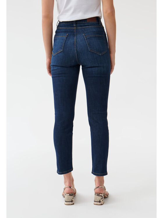 TATUUM TATUUM Jeansy PRINTO Granatowy Cigarette Fit