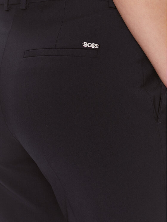 BOSS Boss Текстилни панталони Tameah 50490045 Тъмносин Regular Fit