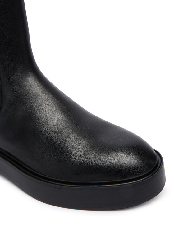 Calvin Klein Calvin Klein Klassische Stiefeletten Convate Welt Chelsea Lth YW0YW01905 Schwarz