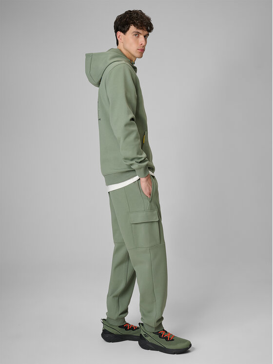 4F 4F Spodnie dresowe NATURE’S TRAIL Khaki Regular Fit