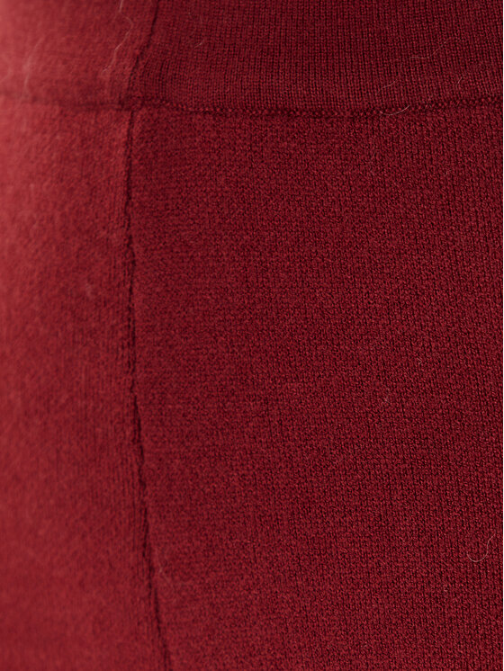 Vero Moda Vero Moda Strickhose Gold Art 10332174 Dunkelrot Loose Fit