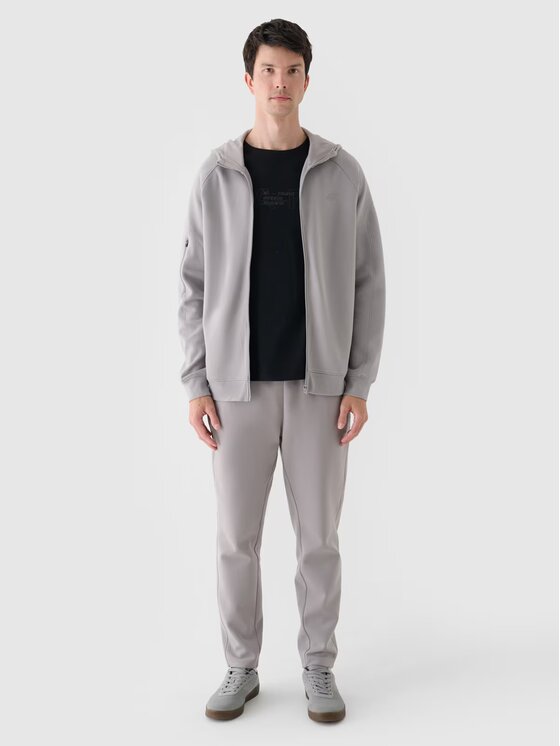 4F 4F Pantaloni da tuta 4FRAW24TTROM1170-27S Grigio Regular Fit