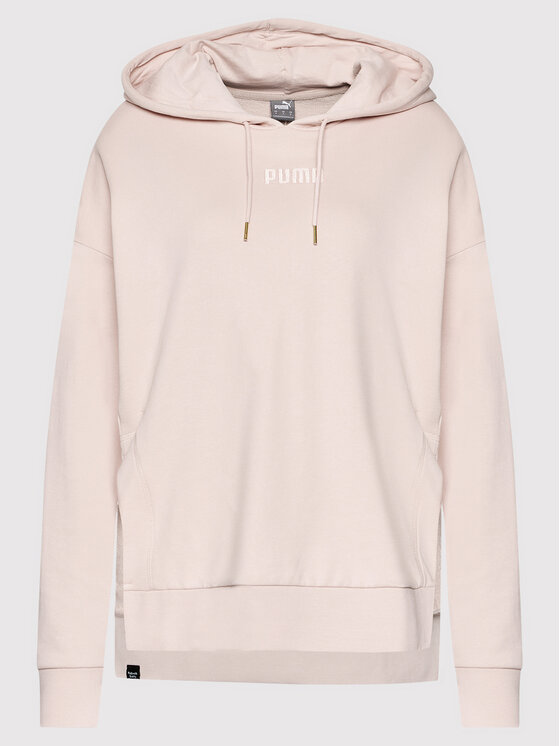 Puma Puma Bluza Tr 589519 Różowy Relaxed Fit