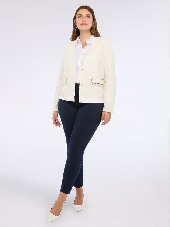 Fiorella Rubino Fiorella Rubino Pantaloni di tessuto P171L002193N034 Blu Skin Fit