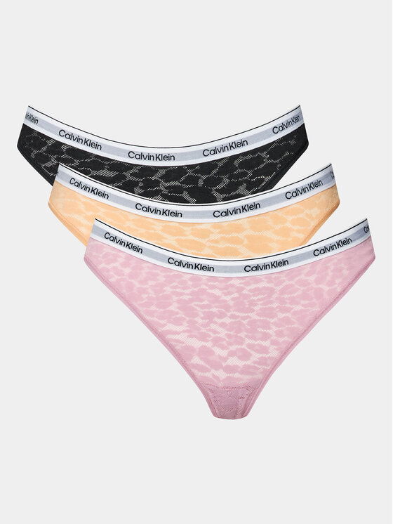 Calvin Klein Underwear Set di 3 culotte brasiliane 000QD5068E Multicolore Modivo