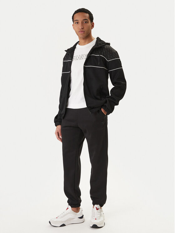 Guess Guess Pantaloni trening Z6RB09 KD472 Negru Regular Fit