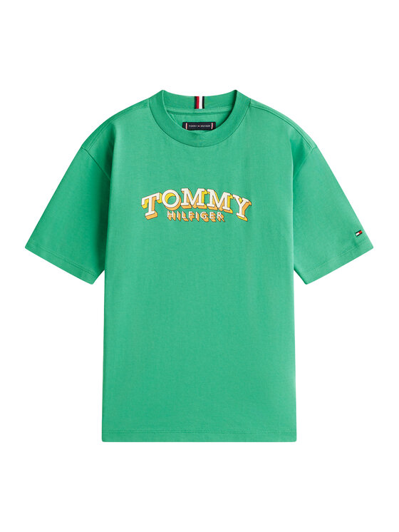 Tommy Hilfiger Tommy Hilfiger Póló KB0KB10267 Zöld Regular Fit