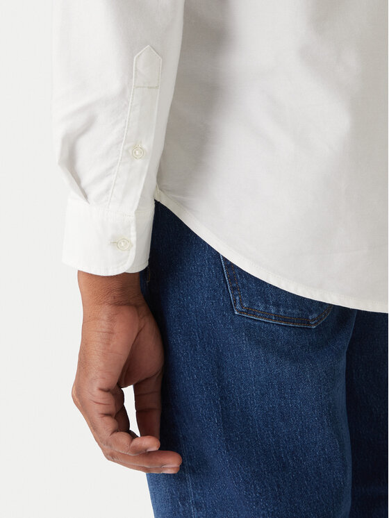 Tommy Jeans Tommy Jeans Koszula Oxford DM0DM22836 Écru Regular Fit