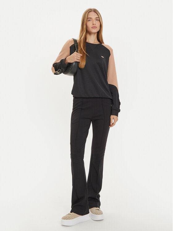 Liu Jo Sport Liu Jo Sport Μπλούζα TF4149 F0778 Μαύρο Regular Fit