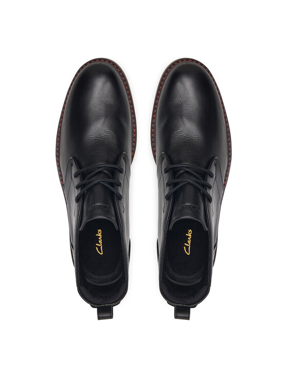 Clarks Clarks Μποτίνια Aldwin2 Chukka 26329522 Μαύρο
