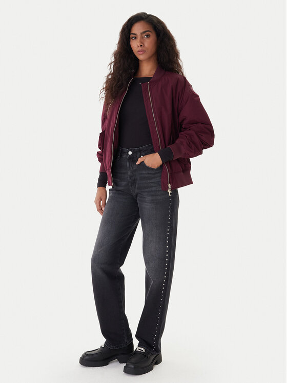 Tommy Jeans Tommy Jeans Farmer Layla DW0DW21515 Fekete Straight Fit