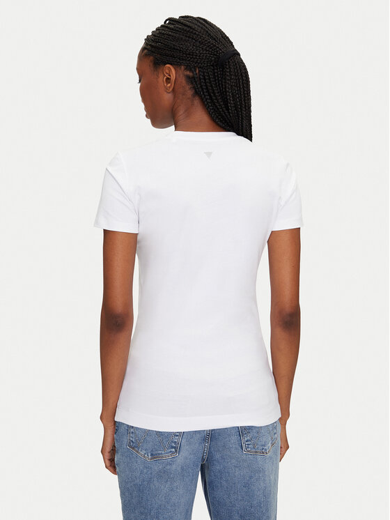 Guess Guess Tricou 172941 Alb Classic Fit