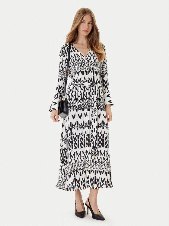 Marciano Guess Marciano Guess Rochie tip cămașă 5YGK47 7352A Alb Regular Fit