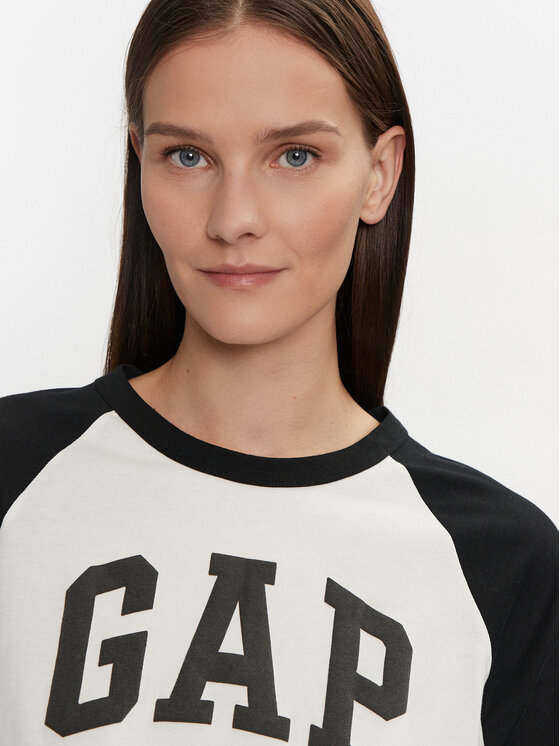 Gap Gap Μπλουζάκι 534389-03 Μαύρο Relaxed Fit